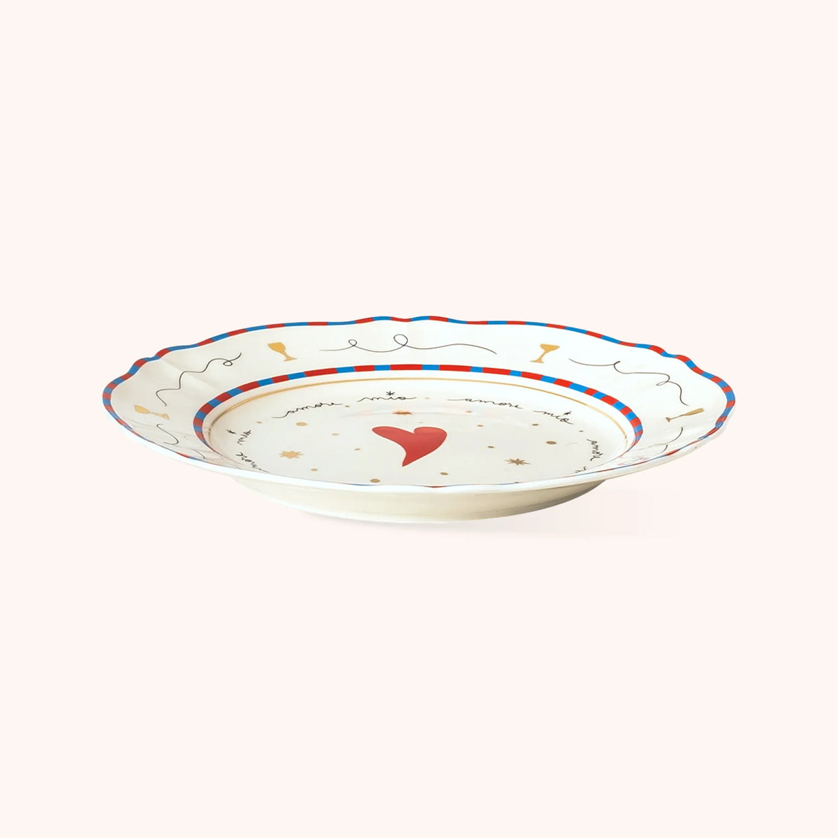 Flat Plate Heart 26.5cm