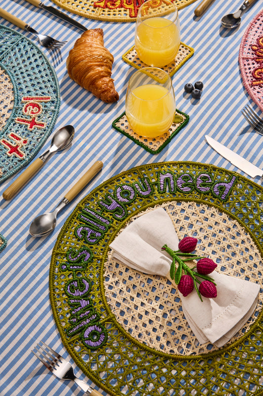 Green Olives Napkin Ring