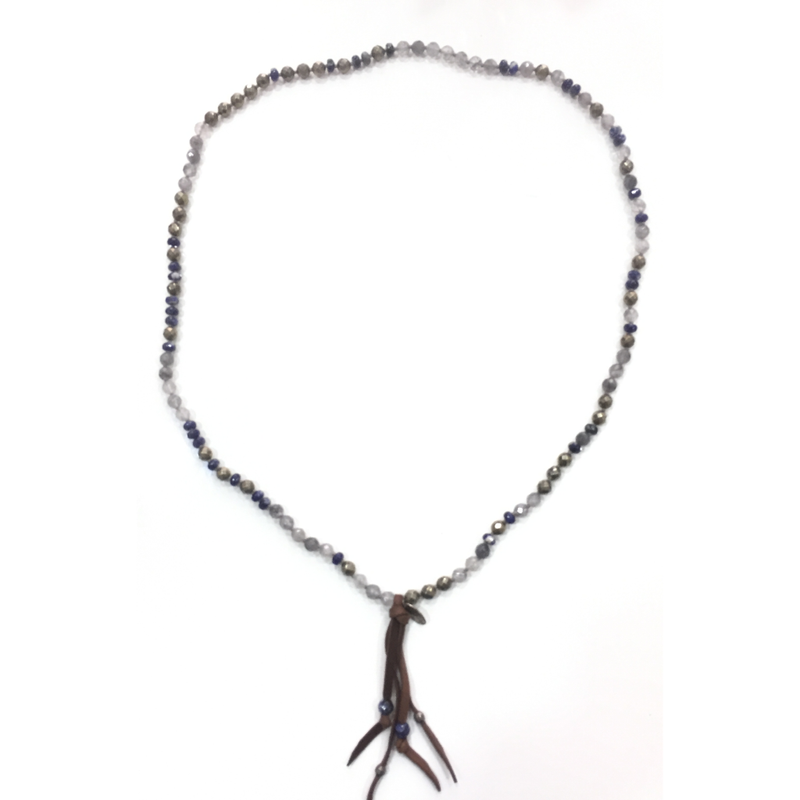 Blue Beaded Necklace