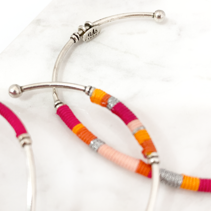 Zanzibar Three-Layered Silver Bracelet