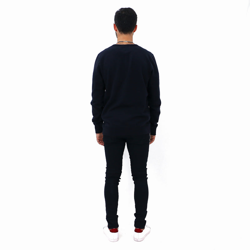 Striped Band Skinny Jeans