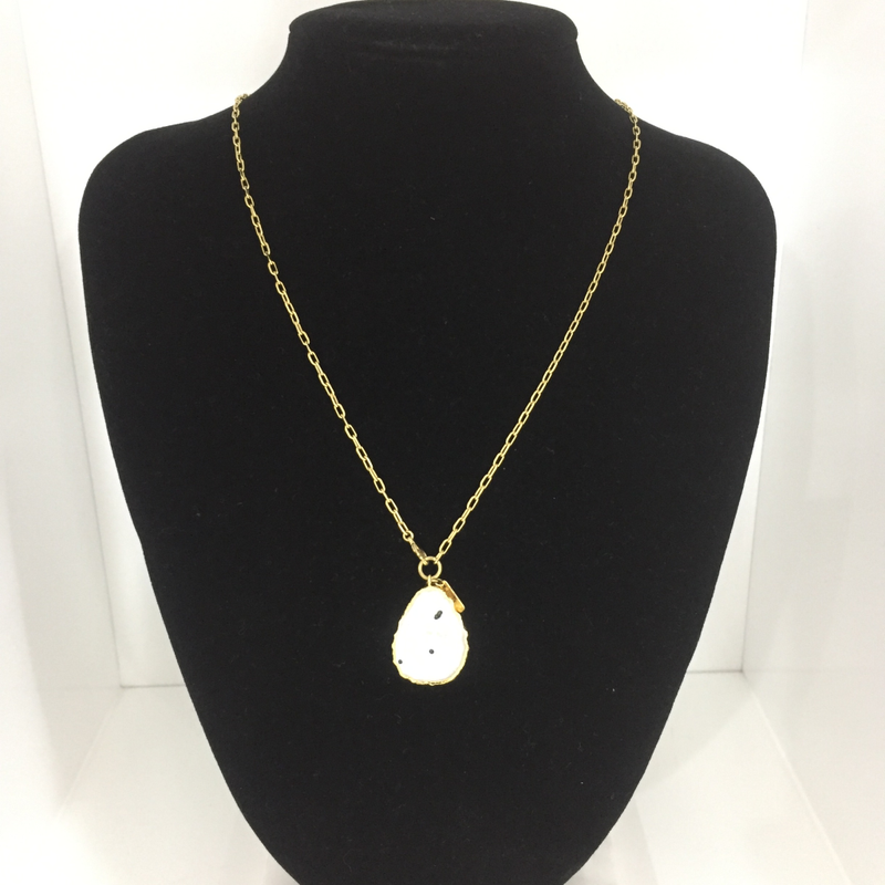 Kurt Multiposition Agate Long Necklace