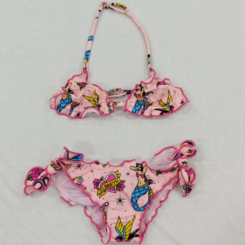 Old School Girl Frou Frou Bikini