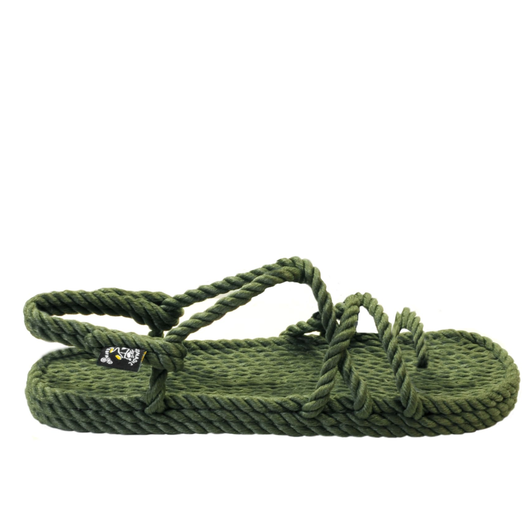 Toe Joe Rope Sandals in Sage Green