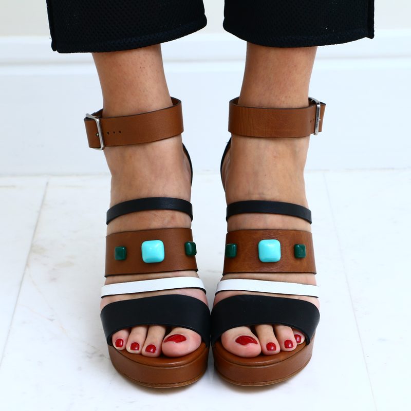 Tara Wedge Caramel