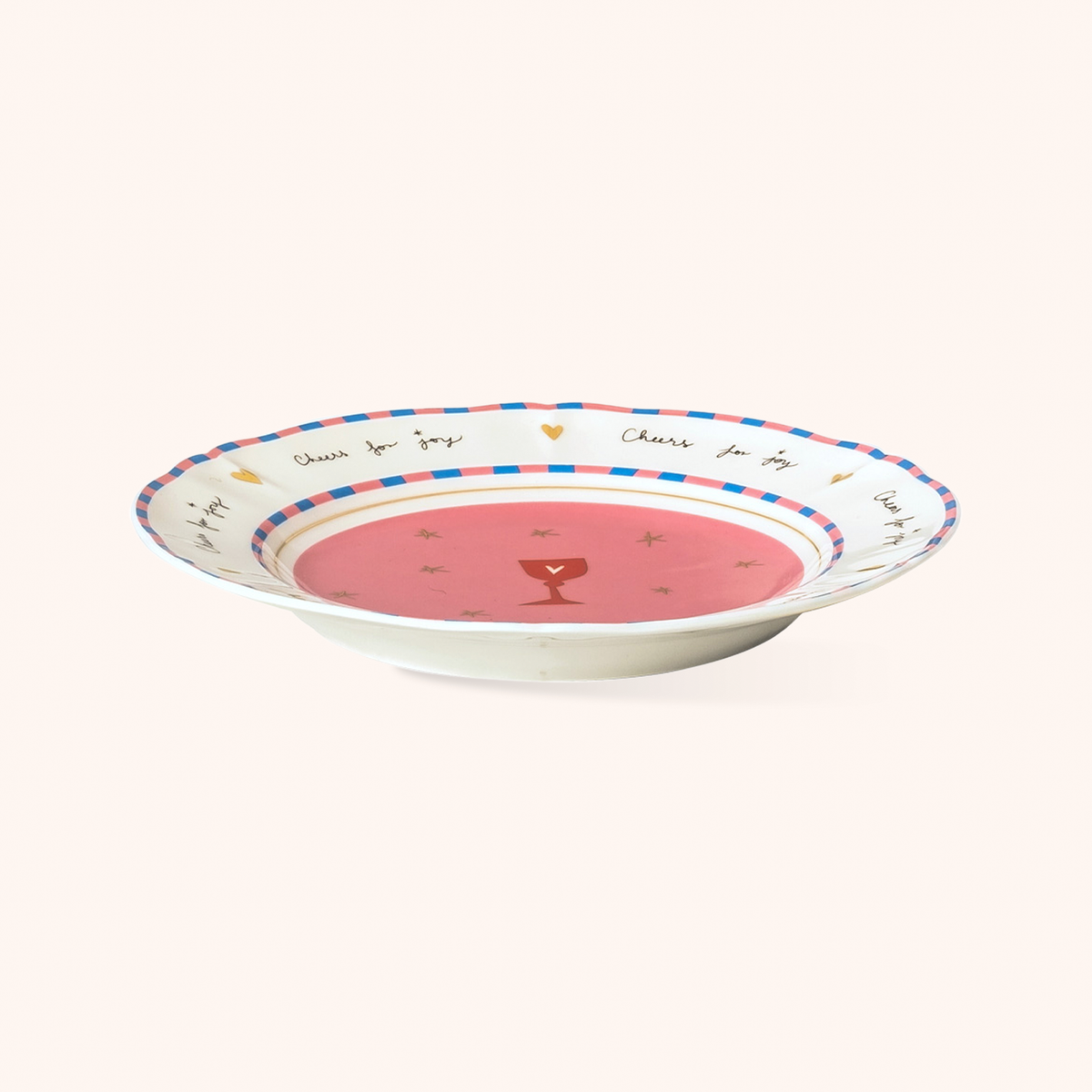 Fruit Plate Glass 20.5cm