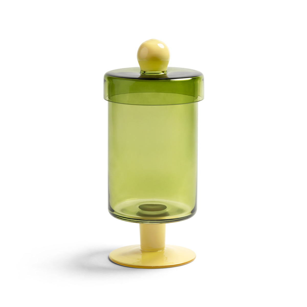Jar Duo Tall Green