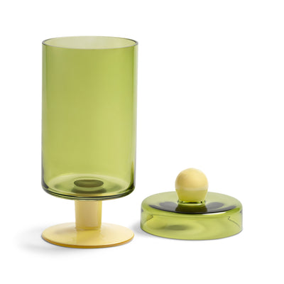 Jar Duo Tall Green