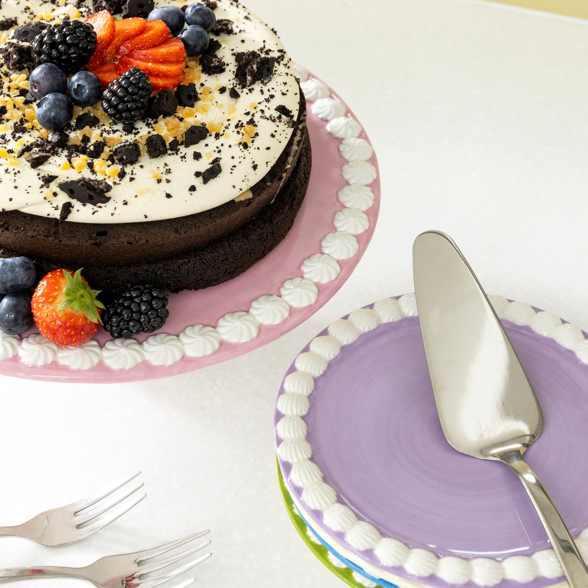 Whip Dessert Plates Set of 4