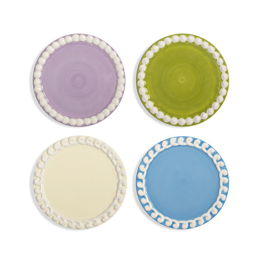 Whip Dessert Plates Set of 4