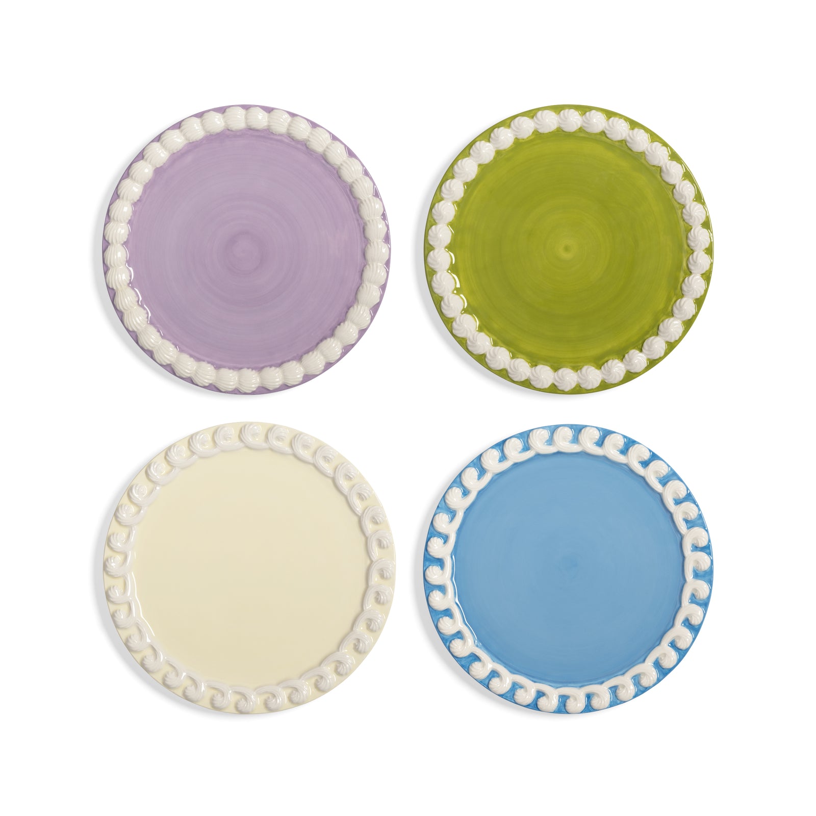 Whip Dessert Plates Set of 4