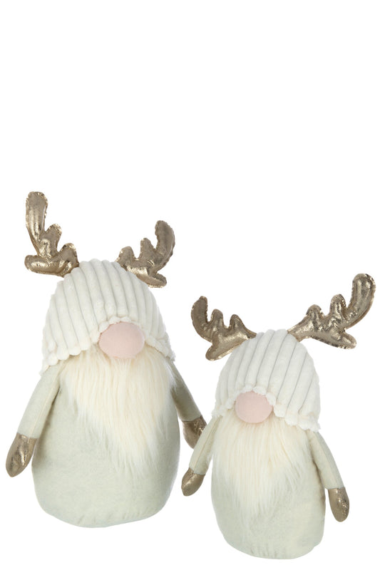 Plush Gnome with Antlers