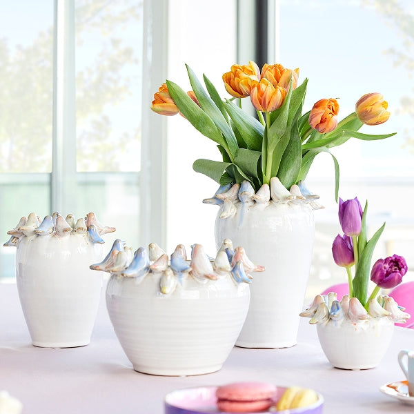 Pot with Birds
