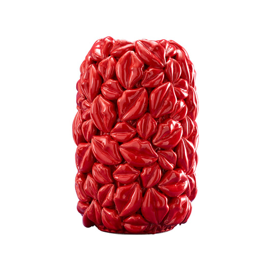 Vase Red Lips