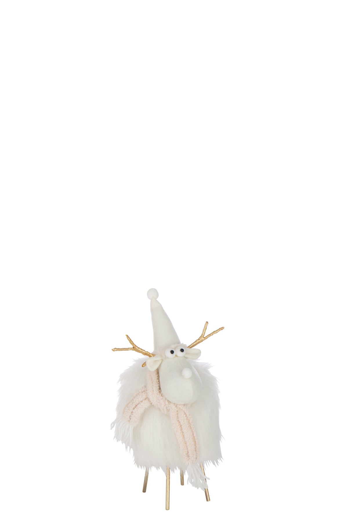 Reindeer with Hat and Scarf
