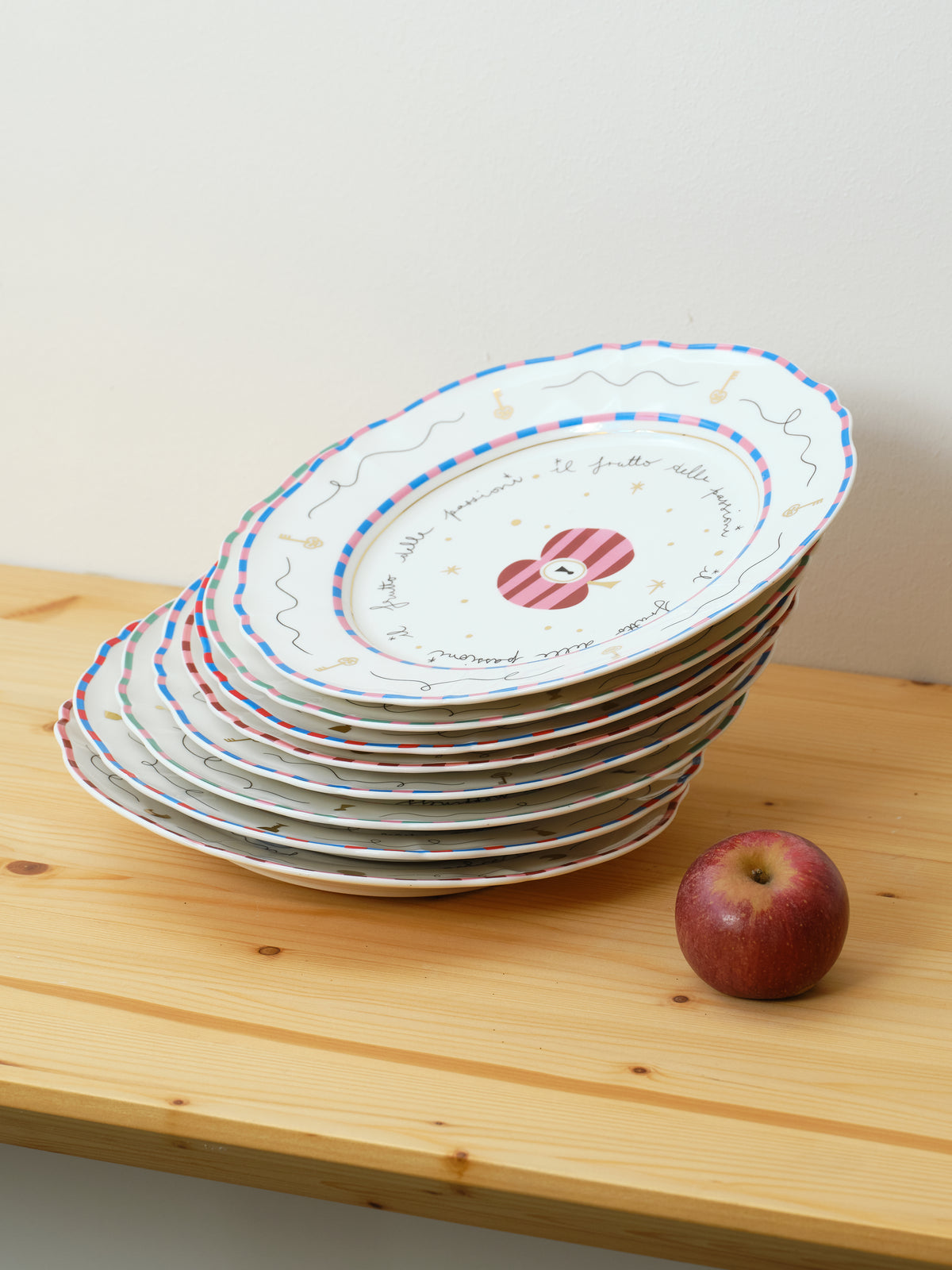 Flat Plate Apple 26.5cm