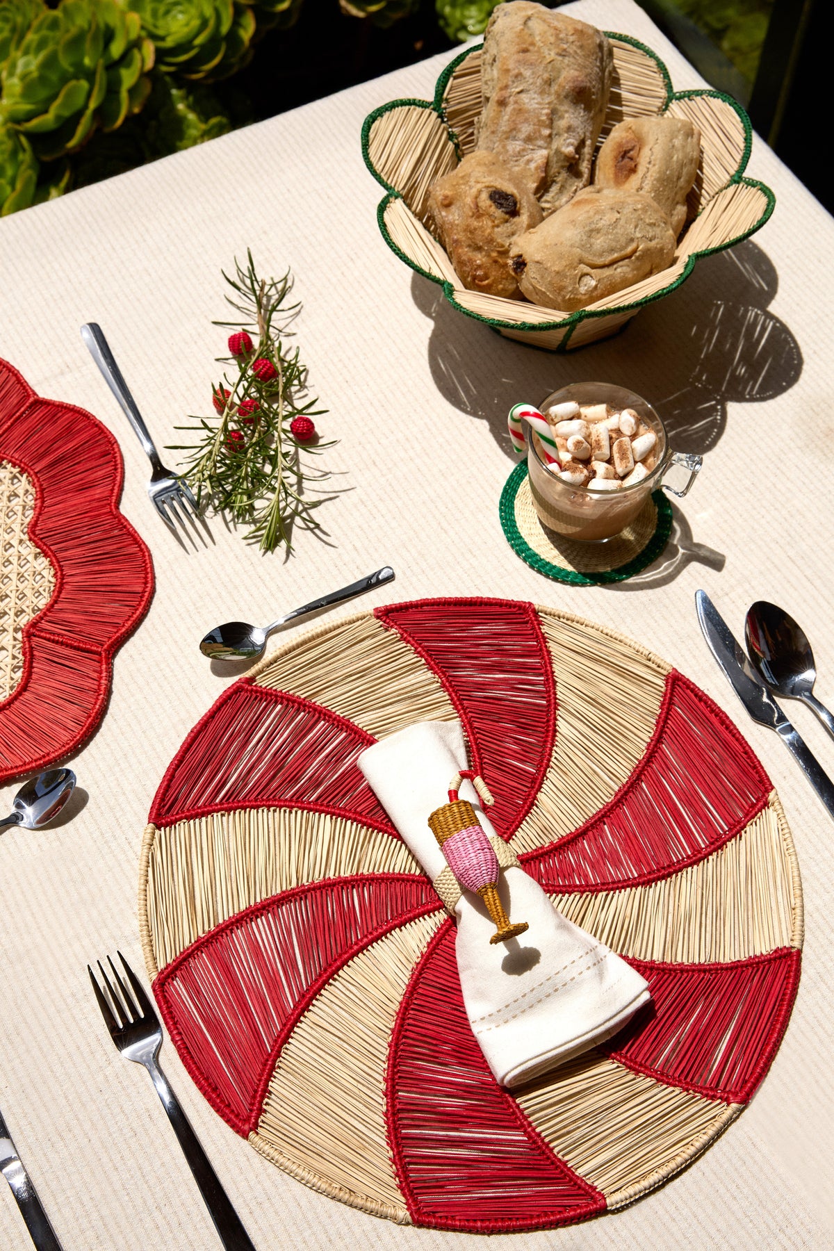 Peppermint Placemat