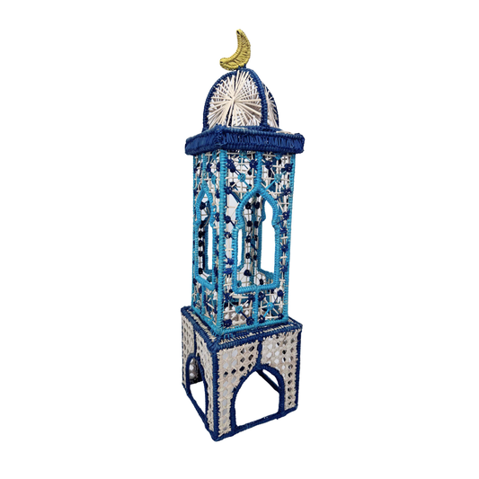 Two Story Rectangular Minaret Turquoise