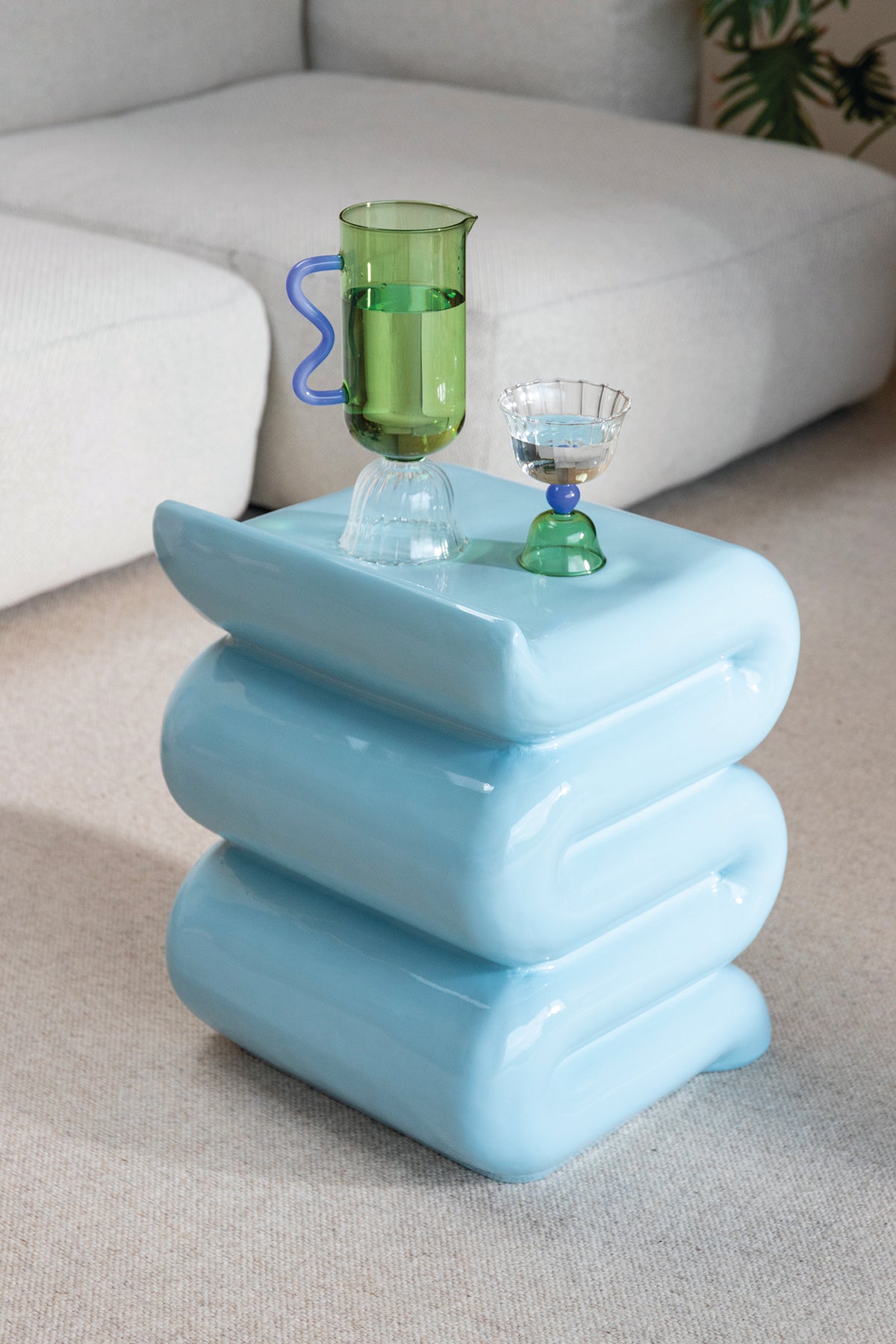 Carafe Tulip Green
