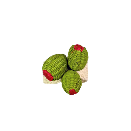 Green Olives Napkin Ring