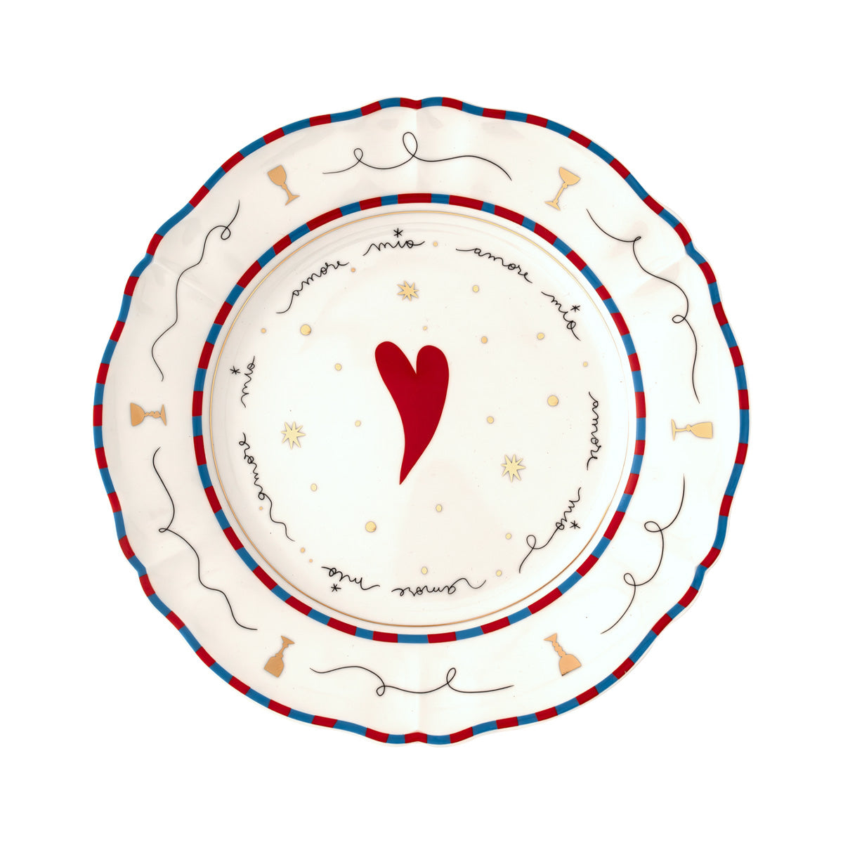 Flat Plate Heart 26.5cm