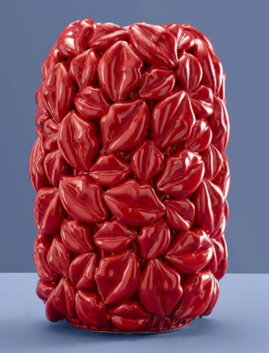 Vase Red Lips