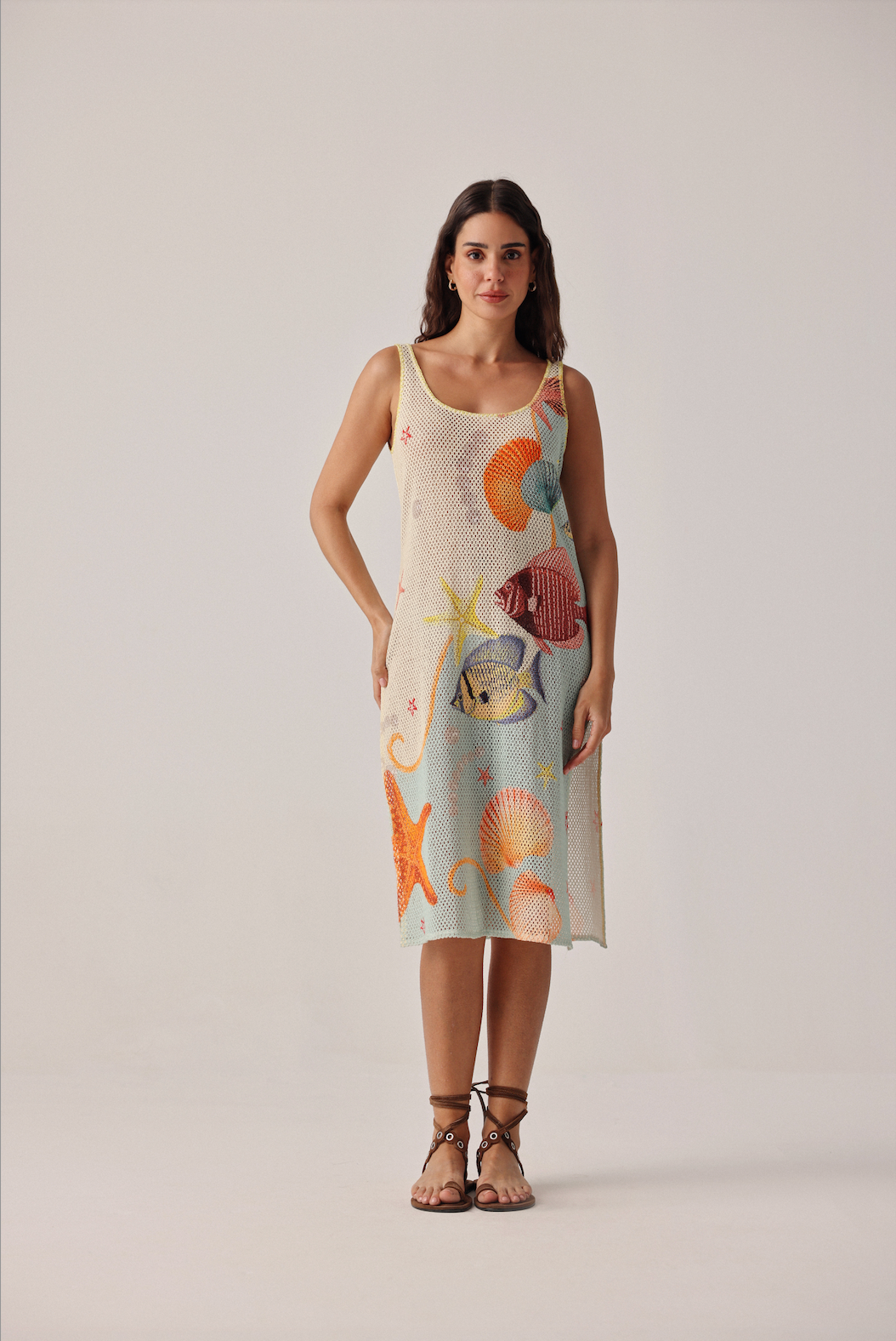 Keya Coverup in Seaborn Print