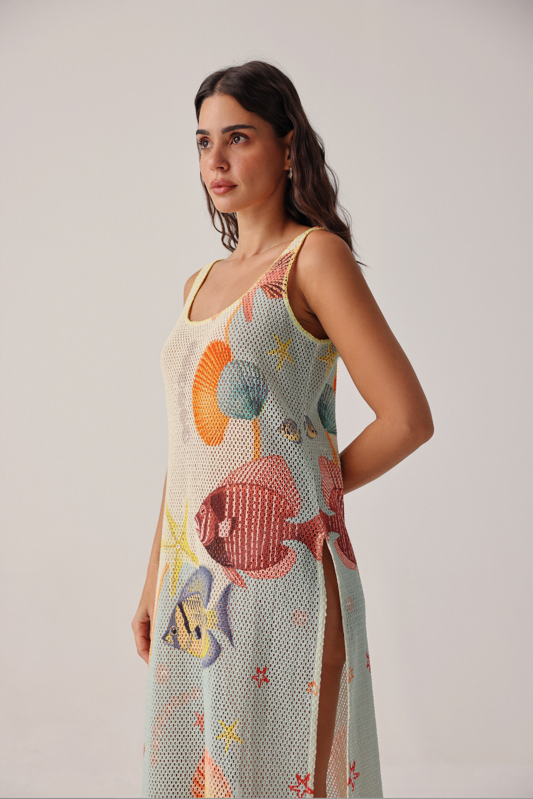 Keya Coverup in Seaborn Print