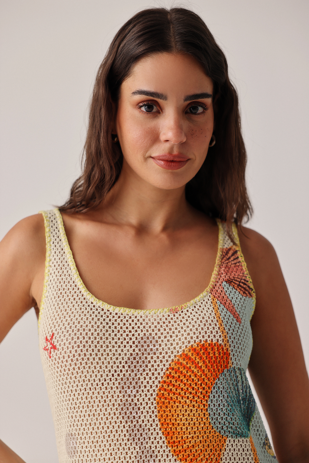Keya Coverup in Seaborn Print