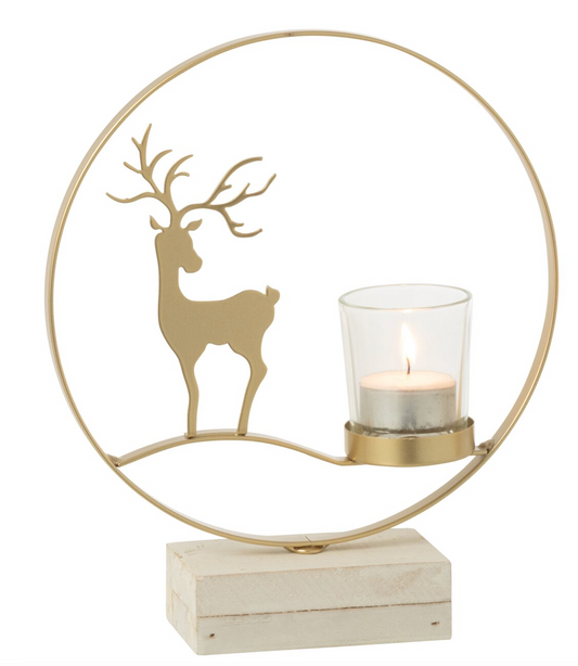 Reindeer And Tree Tealight holder