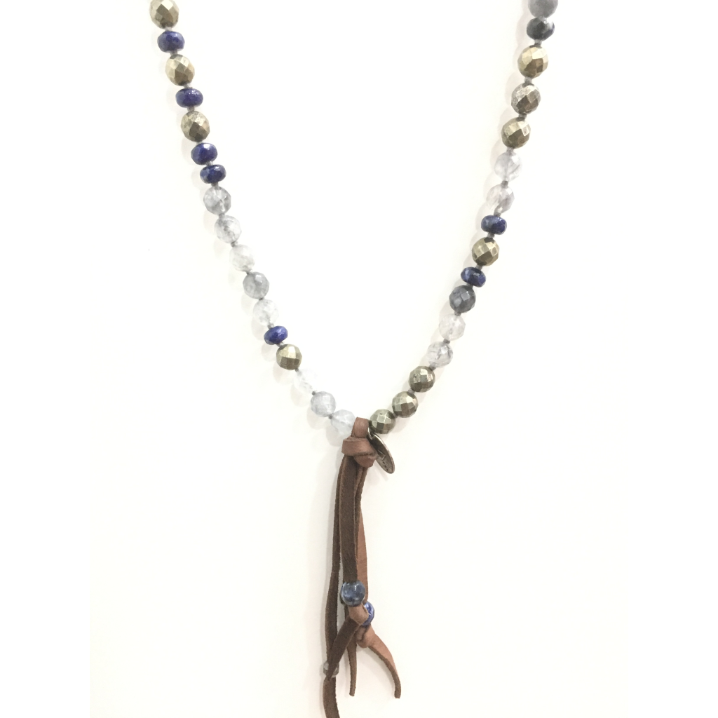 Blue Beaded Necklace