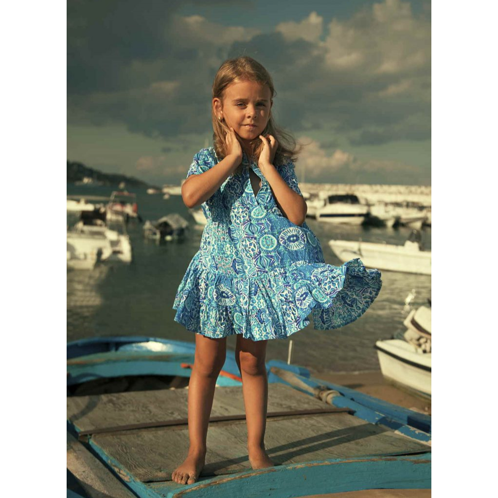 Blue Sea Girl Dress