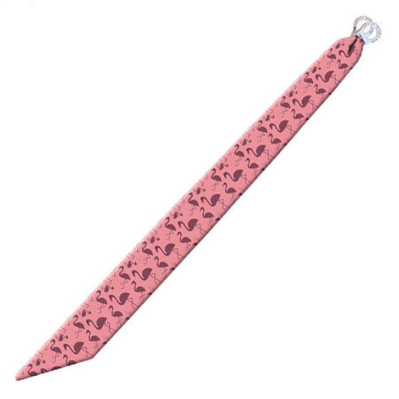 Flamingo Pink Silk Bracelet