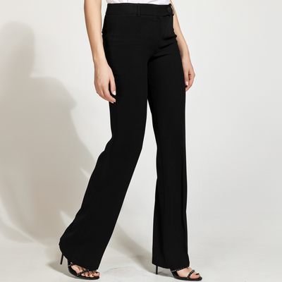 Flared Pants with Crease