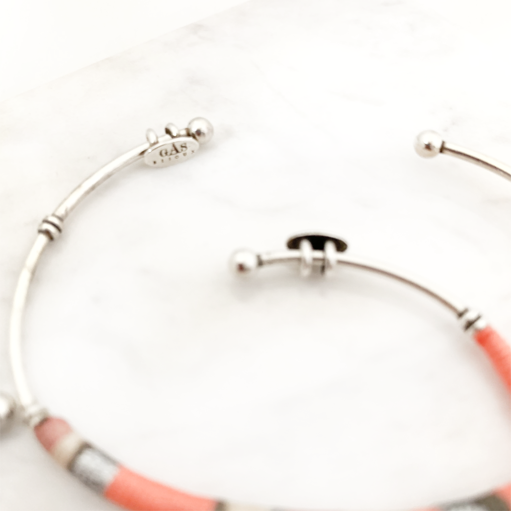 Zanzibar Three-Layered Silver Bracelet