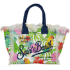 Hawaiian Tropical Print Beach Bag