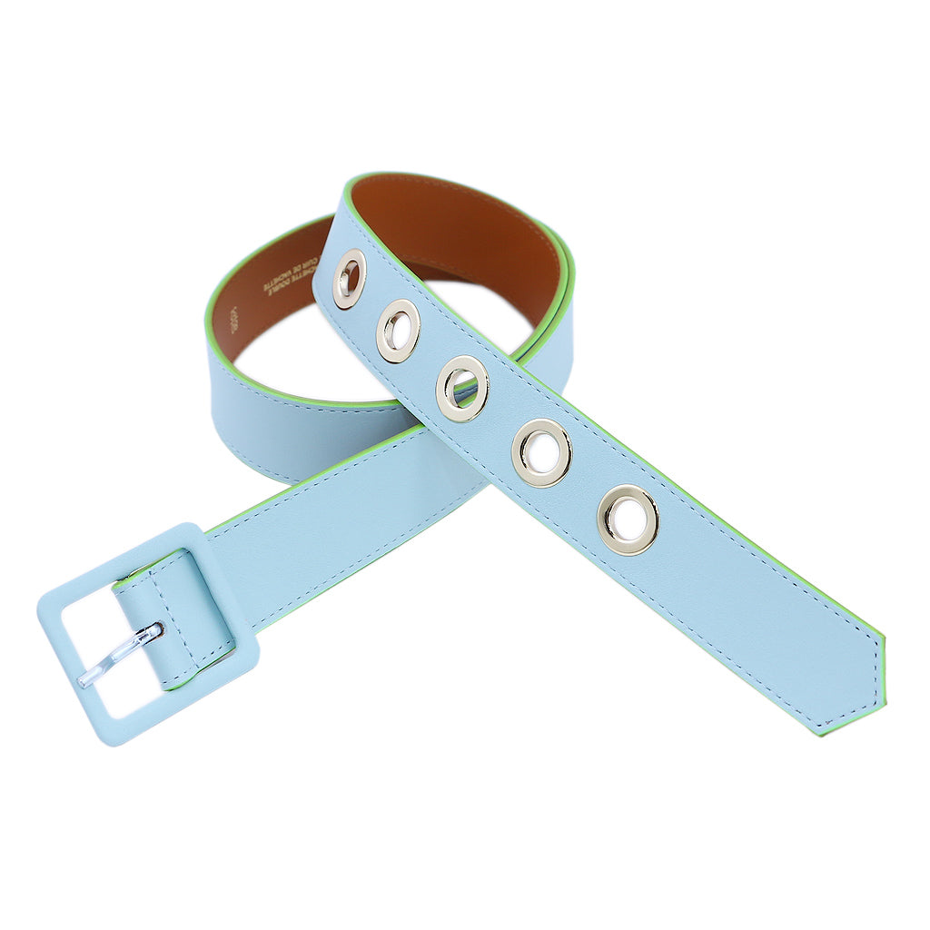 Sky Blue Contrast Belt