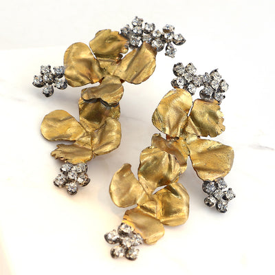 Bronze Flowers Earrings