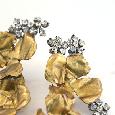 Bronze Flowers Earrings