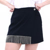 Crystal Fringe Mini Skirt