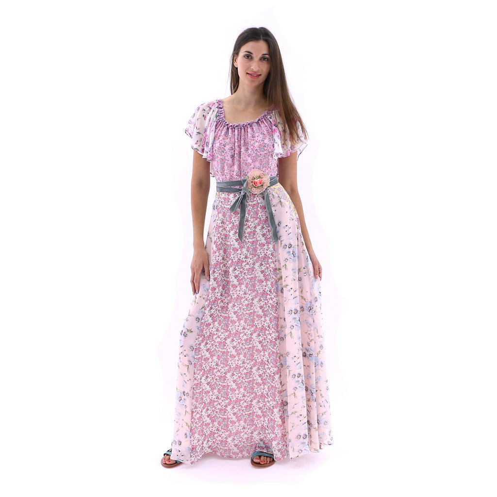 Floral Tie Belt