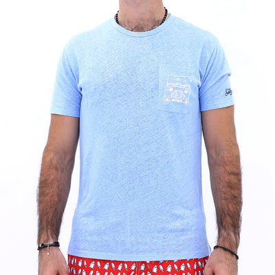 Hippie Surfer Linen T-Shirt