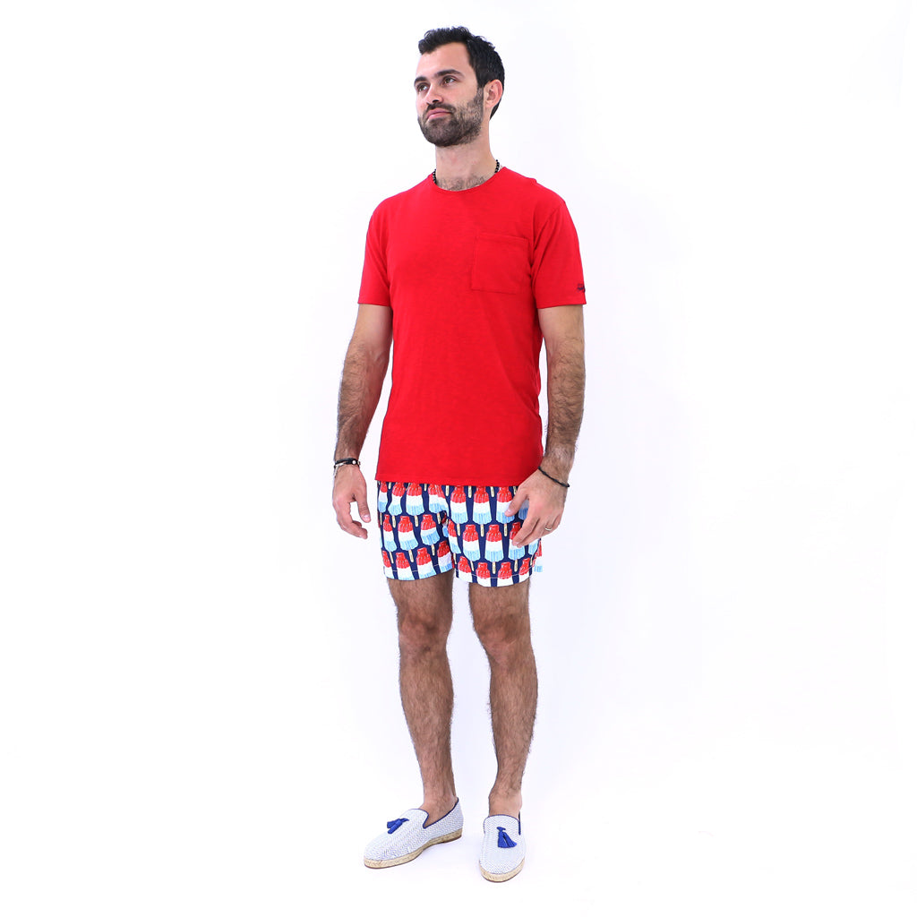 Lighting Ice French Swim Short