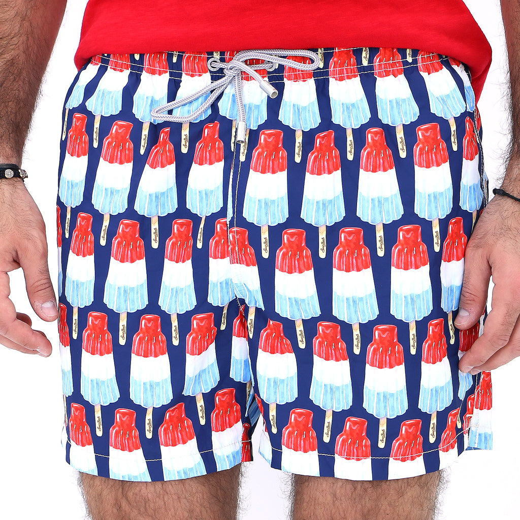 Lighting Ice French Swim Short