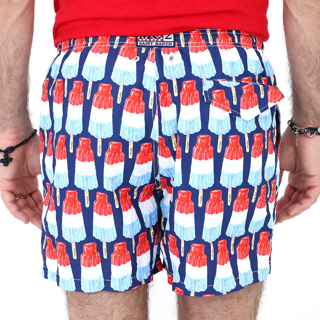 Lighting Ice French Swim Short