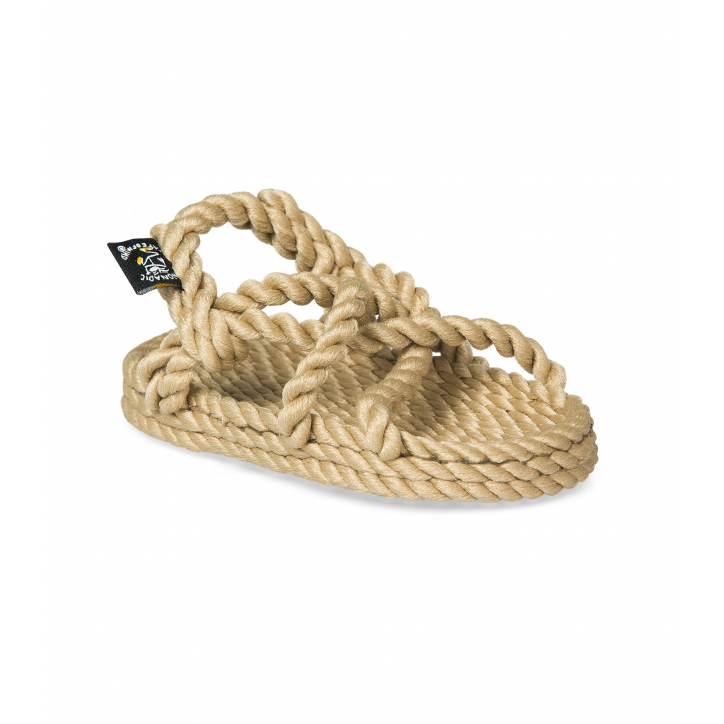 JC Rope Kids Sandals in Camel