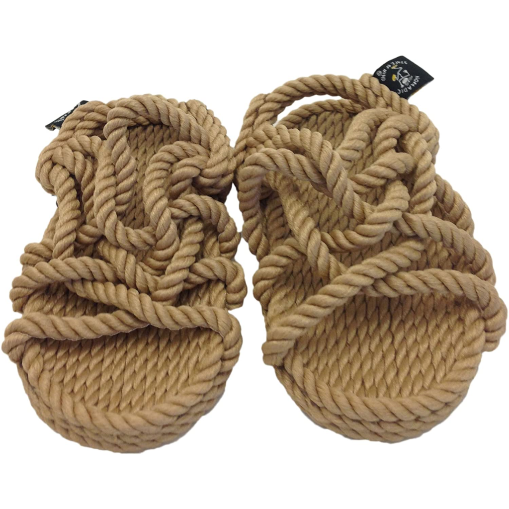 JC Rope Kids Sandals in Camel