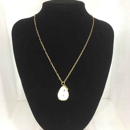 Kurt Multiposition Agate Long Necklace