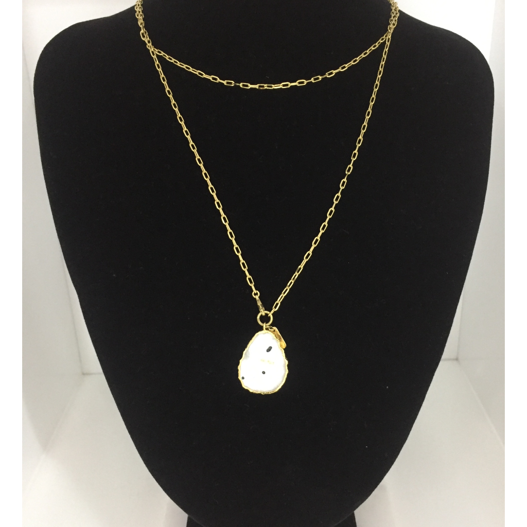 Kurt Multiposition Agate Long Necklace
