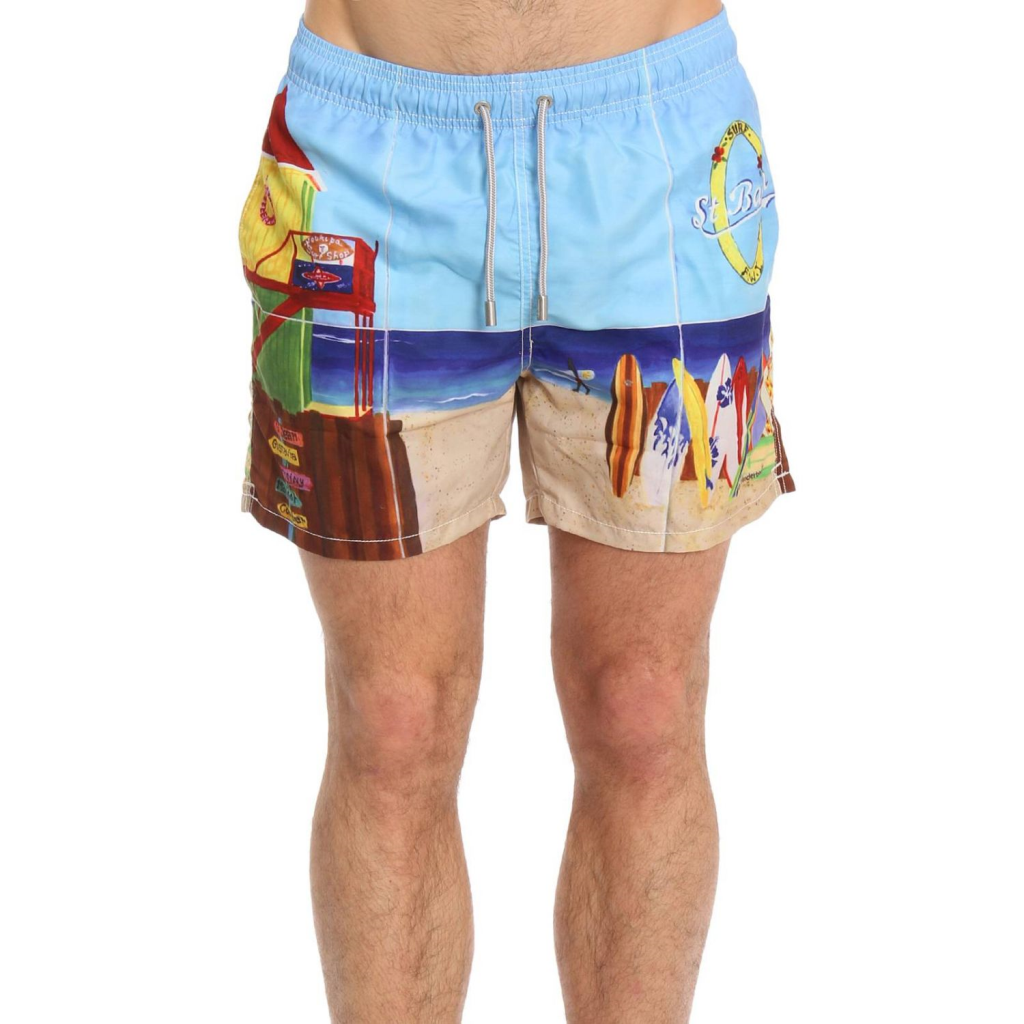 Gustavia Placed Print Lorient Surfer Swim Short